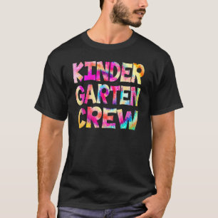 Kindergarten Crew Gefärbte Krawatte zurück zum Leh T-Shirt