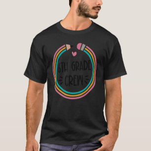 Kindergarten Crew Lehrer Schüler erster Tag T-Shirt