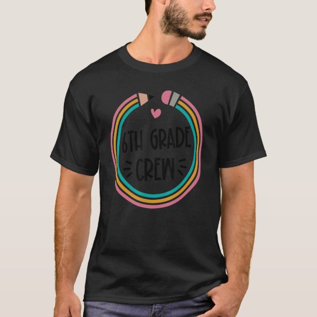 Kindergarten Crew Lehrer Schüler erster Tag T-Shirt (Vorderseite)