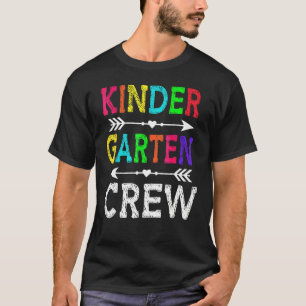 Kindergarten Crew zurück zur Schule für Lehrerstuh T-Shirt
