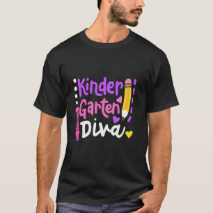Kindergarten-Diva Lustiger Willkommen-zurück-in-di T-Shirt