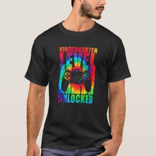 Kindergarten-Ebene ungesicherte Gefärbte Krawatte T-Shirt