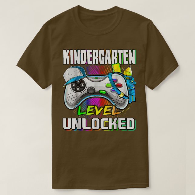 Kindergarten-Ebene unverschlossen  T-Shirt (Design vorne)