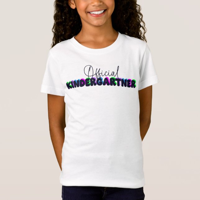 Kindergarten Erster Tag Offiziell Kindergartner Pk T-Shirt (Vorderseite)