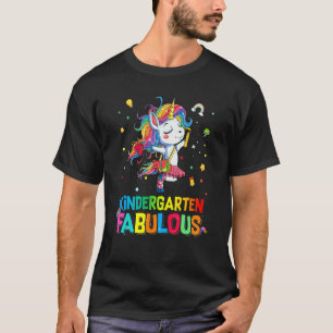 Kindergarten Fantastisches Ballett Einhorn zurück T-Shirt