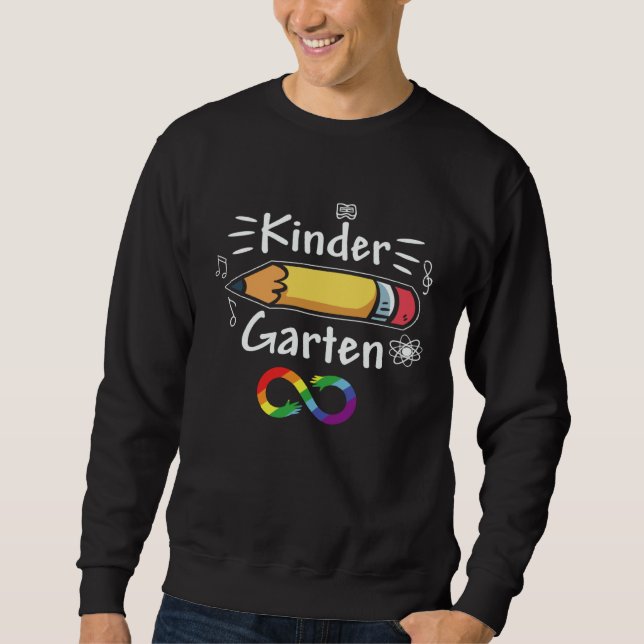 Kindergarten First Day Of School Autism Awareness  Sweatshirt (Vorderseite)