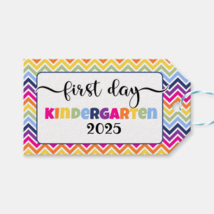 Kindergarten-Foto-Requisitenzeichen Geschenkanhänger