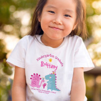 Kindergarten Girl Abschluss Dinosaur Individuelle