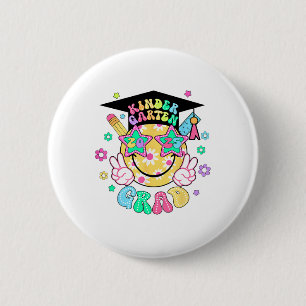 Kindergarten Grad Abschluss Letzten Tag Schule Läc Button