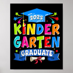 Kindergarten Graduate 2025 Kinder Abschluss Kinder Poster