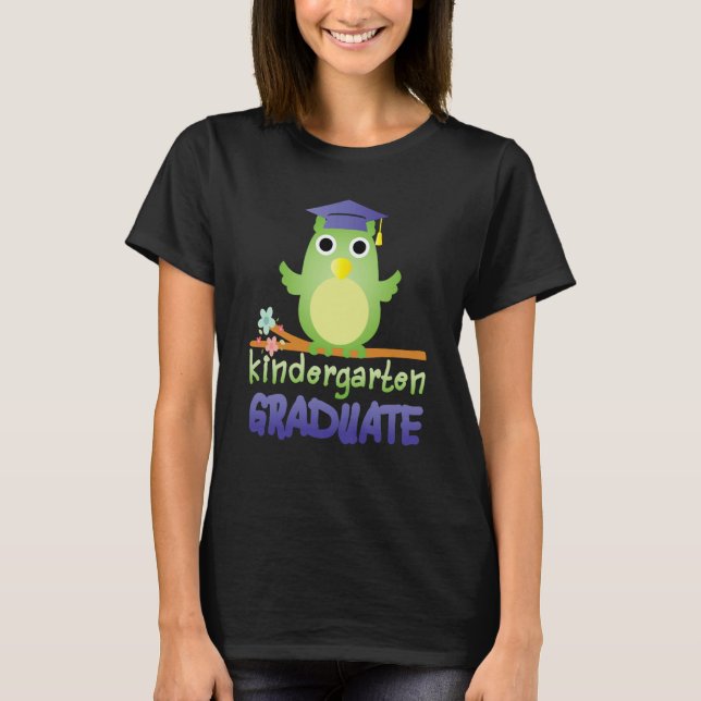 Kindergarten Graduation  Graduate Owl Shirt (Vorderseite)