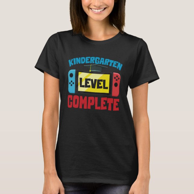 Kindergarten Graduation Level Complete Graduated K T-Shirt (Vorderseite)