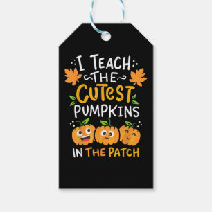 Kindergarten Halloween-Lehrerin Geschenkanhänger