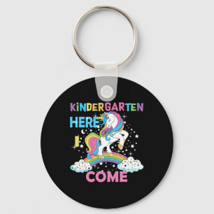 Kindergarten Hier komme ich zum Kindergarten Girl Schlüsselanhänger