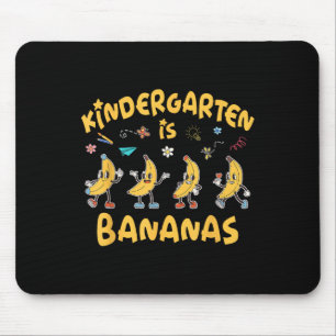 Kindergarten ist Bananas Funny Teacher Schüler 1 Mousepad