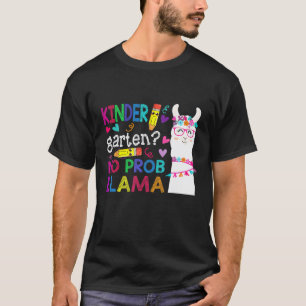 Kindergarten Kein Problem Lama Lehrer Schüler T-Shirt