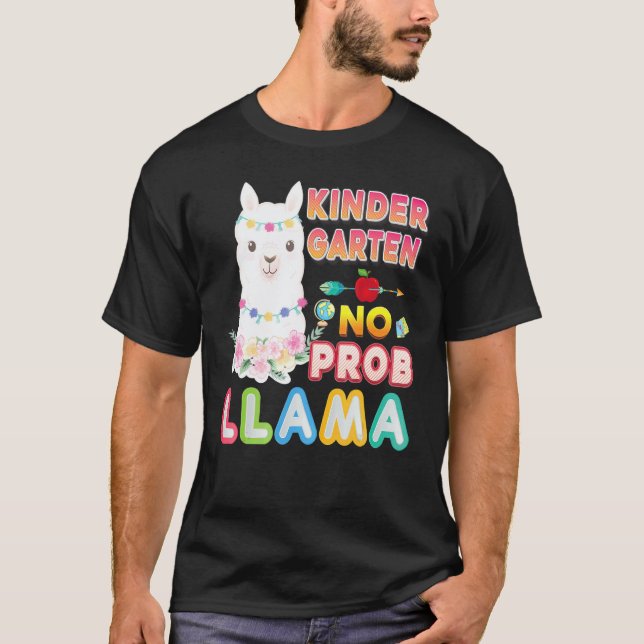 Kindergarten Kein Problem Lama Problem Zurück zur  T-Shirt (Vorderseite)