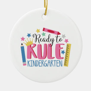 Kindergarten Keramik Ornament