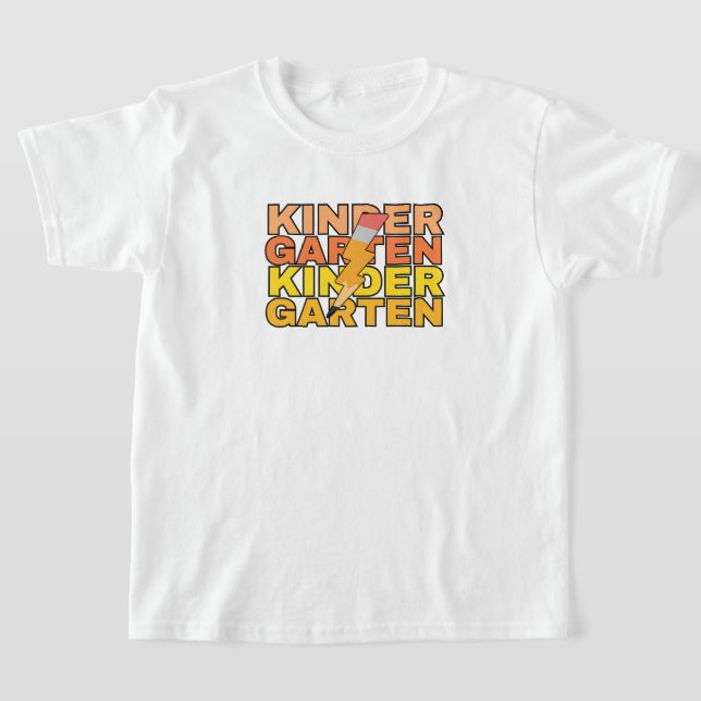 Kindergarten Kids Shirt - Blitzlichtschule Bolt Sc (Ablage )