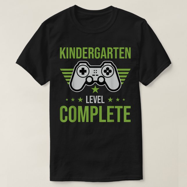 Kindergarten Kindergarten Kindergarten Level Com T-Shirt (Design vorne)