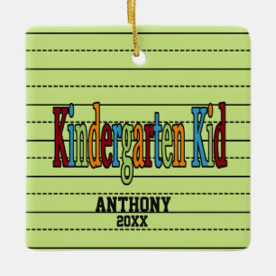 Kindergarten-Kinderweihnachtsverzierung Keramikornament