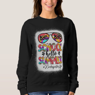 Kindergarten Leben durch Schule Hallo Sommer Letzt Sweatshirt