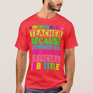 Kindergarten Lehrer 100. Schullehrertag S T-Shirt