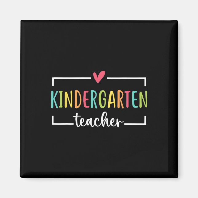Kindergarten Lehrer Erster Schultag Willkommen B Magnet (Vorne)