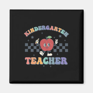 Kindergarten-Lehrer Groovy Ck Zur Schule Team Kg T Magnet