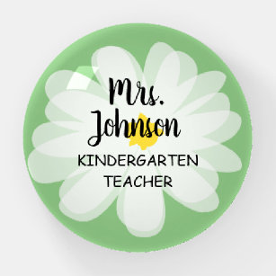 Kindergarten Lehrer Kuppel Blume Briefbeschwerer