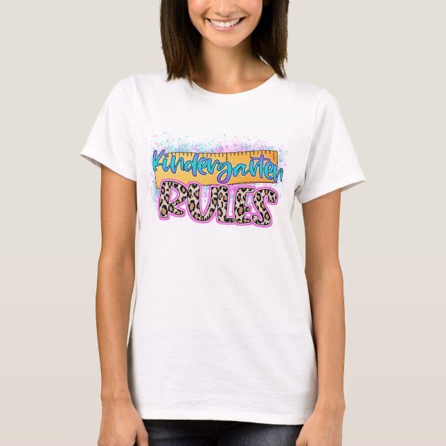 Kindergarten Lehrer T-Shirt (Vorderseite)