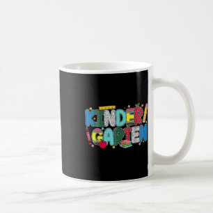 Kindergarten-Lehrer-Team Bleistift Zurück zur Schu Kaffeetasse