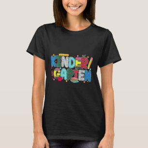 Kindergarten-Lehrer-Team Bleistift Zurück zur Schu T-Shirt