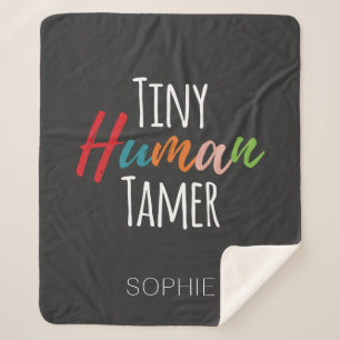 Kindergarten Lehrer Tiny Human Tamer Personalisier Sherpadecke