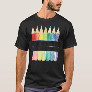 Kindergarten Lehrer zurück zur Schule Niedliches W T-Shirt