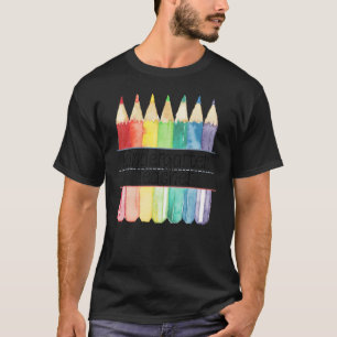 Kindergarten Lehrer zurück zur Schule Niedliches W T-Shirt