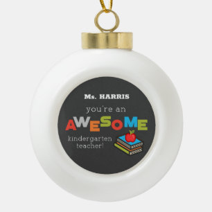 Kindergarten Lehrerbewertungstag, Phantastisch Keramik Kugel-Ornament