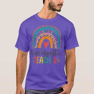 Kindergarten Lehrerin Funny farbiger Regenbogen Zu T-Shirt
