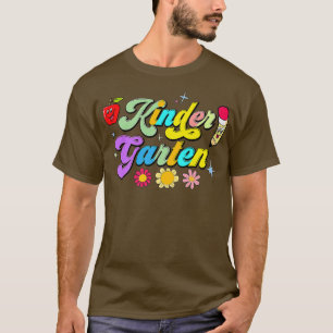 Kindergarten Lehrerin Funny Leopard Bleistift zurü T-Shirt