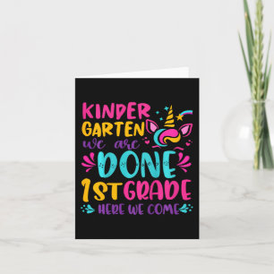 Kindergarten letzte Schulstufe 1 Karte