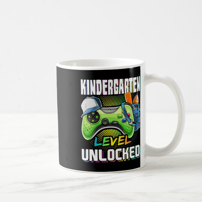 Kindergarten Level Unlocked Video Game Ck To Schoo Kaffeetasse (Rechts)