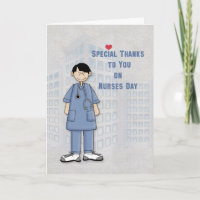 Kindergarten, männliche Krankenschwester, Gebäude 