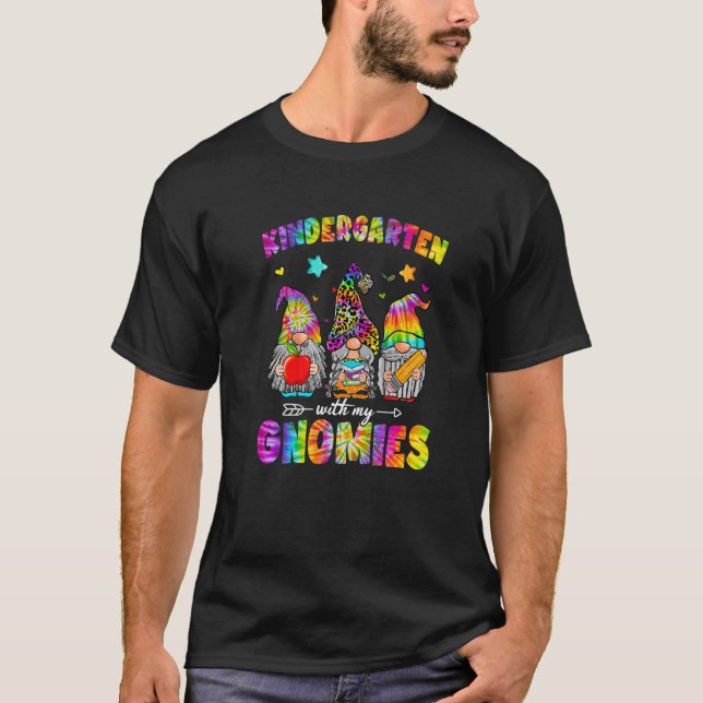 Kindergarten mit meiner Gnomen-Gefärbte Krawatte z T-Shirt (Vorderseite)