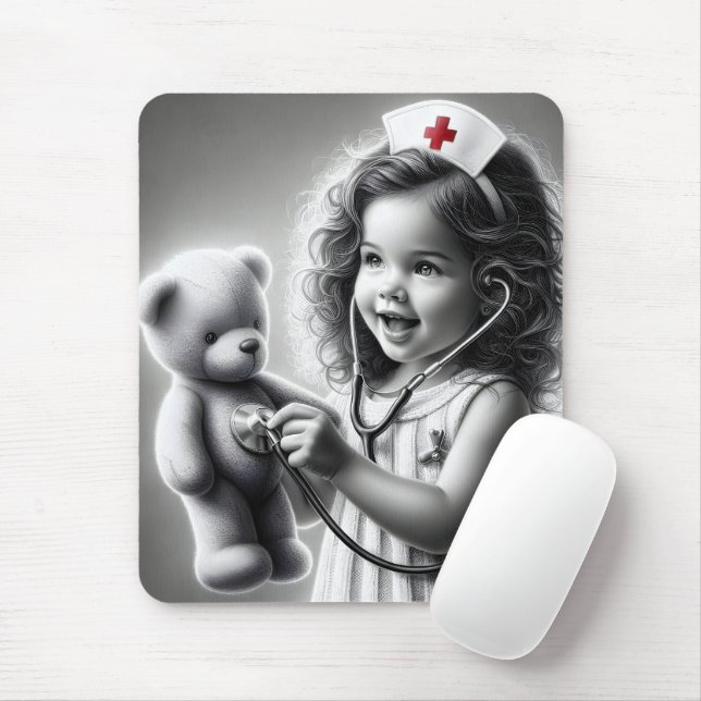 Kindergarten mit Teddybär Mousepad (Mit Mouse)