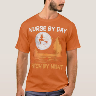 Kindergarten nach Tag Hexe nach Nacht Frauen Hallo T-Shirt
