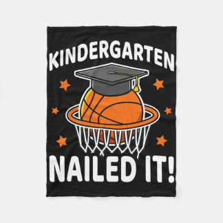 Kindergarten nagelte It Bysketbyll Player Graduati Fleecedecke