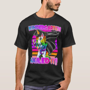 Kindergarten Nail It Girl Unicorn Kindergarten G T-Shirt