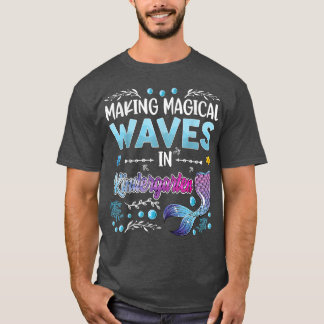 Kindergarten Niedlich Mermaid Girls 1. Tag zurück T-Shirt