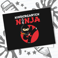 Kindergarten Ninja Kick ersten Tag zurück zur Schu