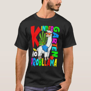 Kindergarten No Prob Llama Zurück zur Schule T-Shirt